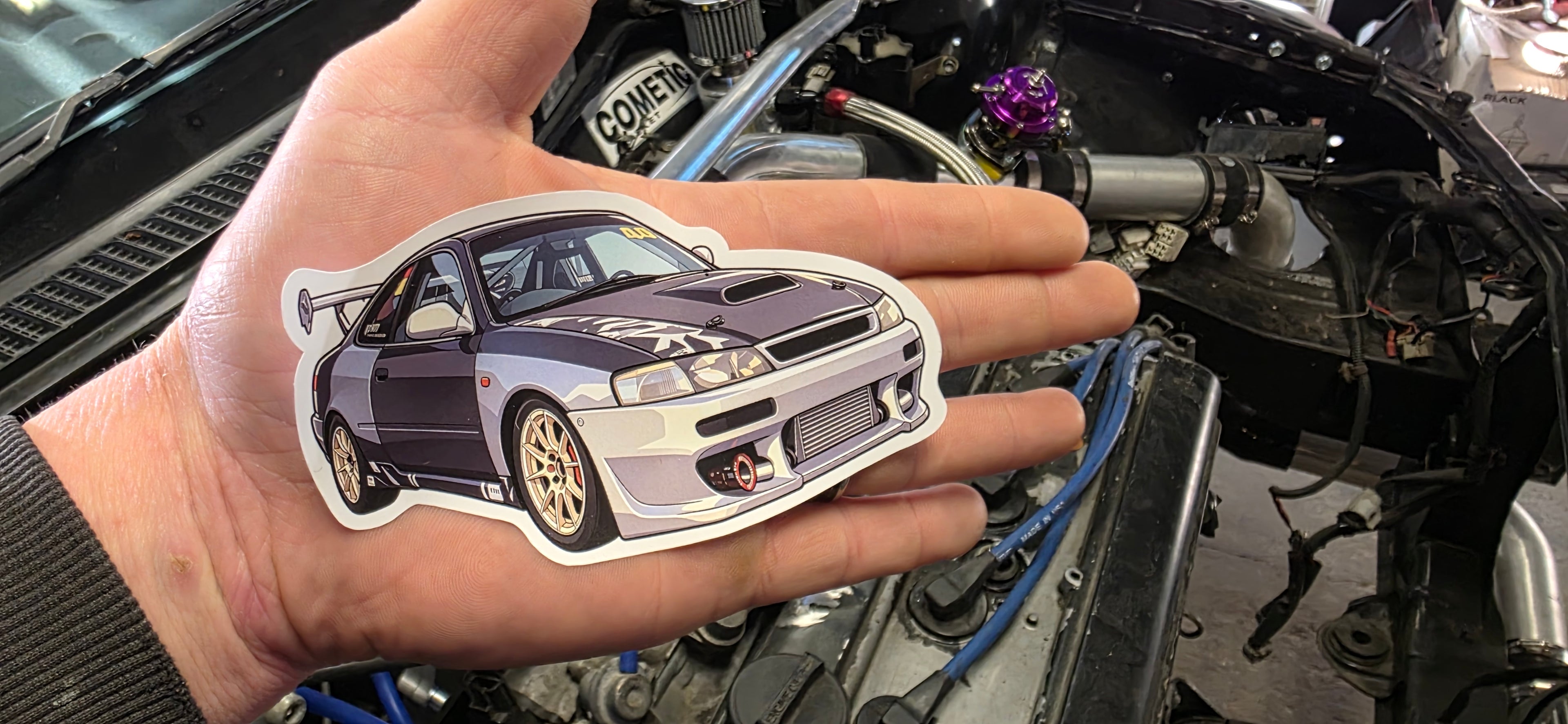 New Build Levin Die Cut Sticker