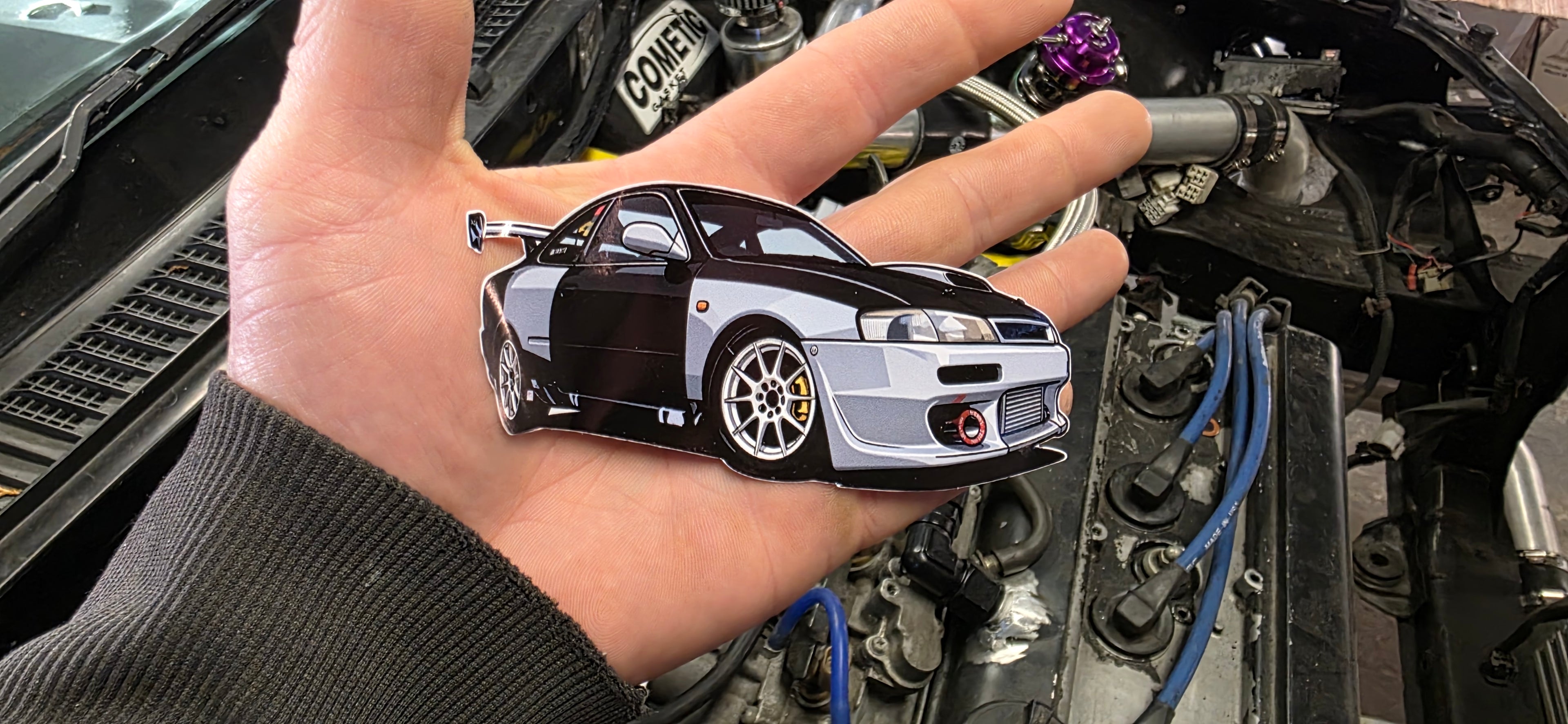 Under Construction AE101 Levin Build Die Cut Sticker