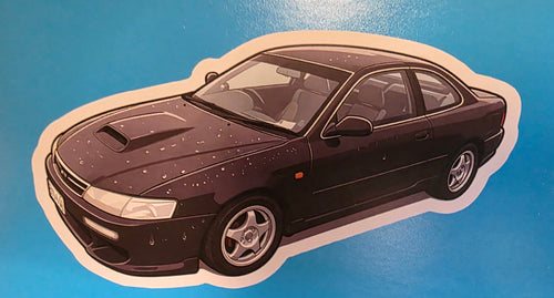 Black AE101 GTZ Sticker