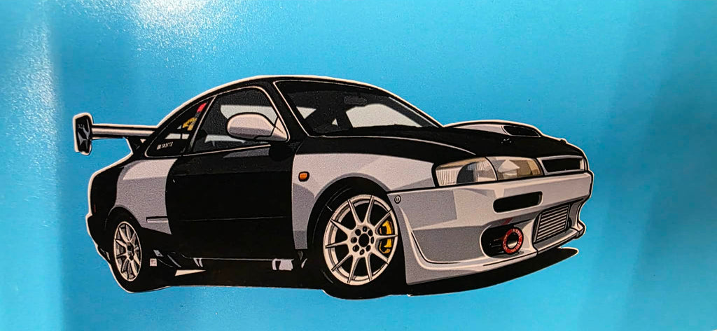 Under Construction AE101 Levin Build Die Cut Sticker