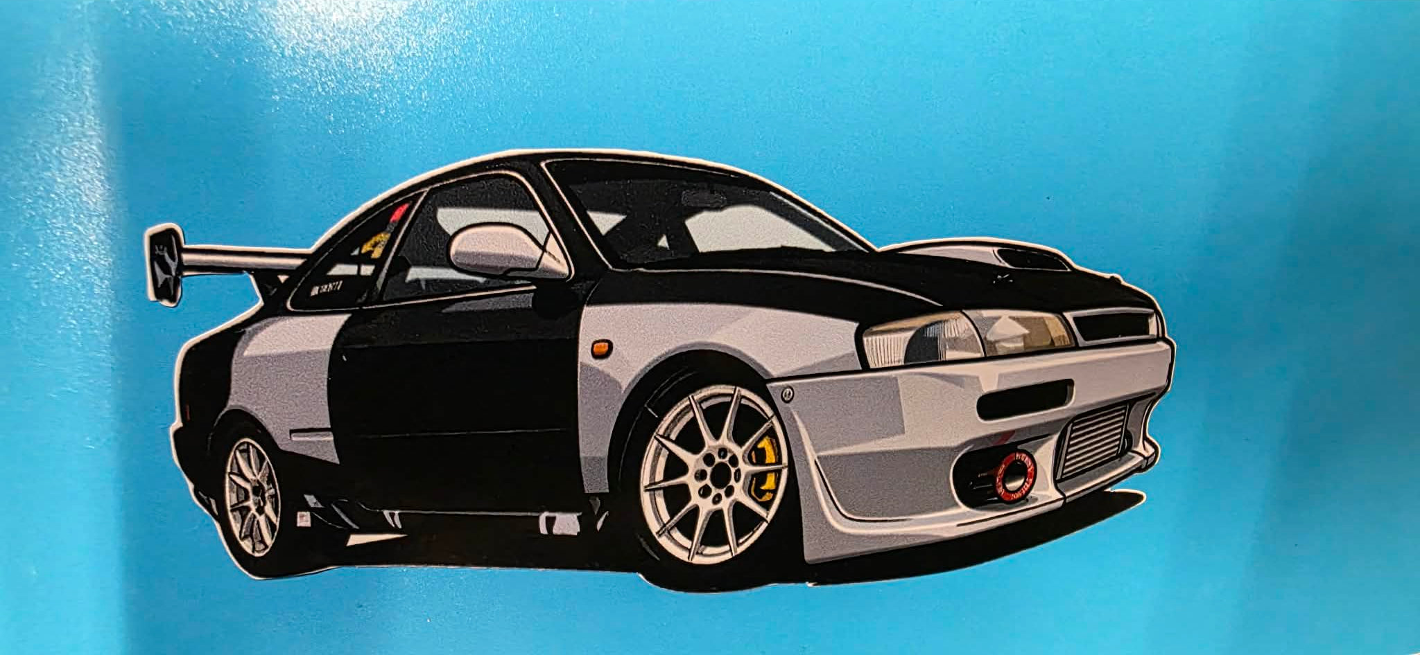 Under Construction AE101 Levin Build Die Cut Sticker
