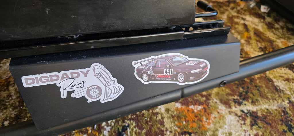 Digdady Racing Logo Die Cut Sticker
