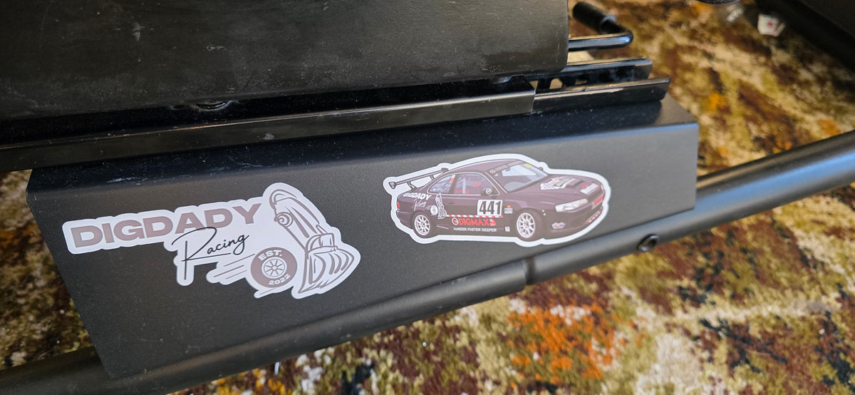 Digdady Racing AE101 Die Cut Sticker 2022/23 Season