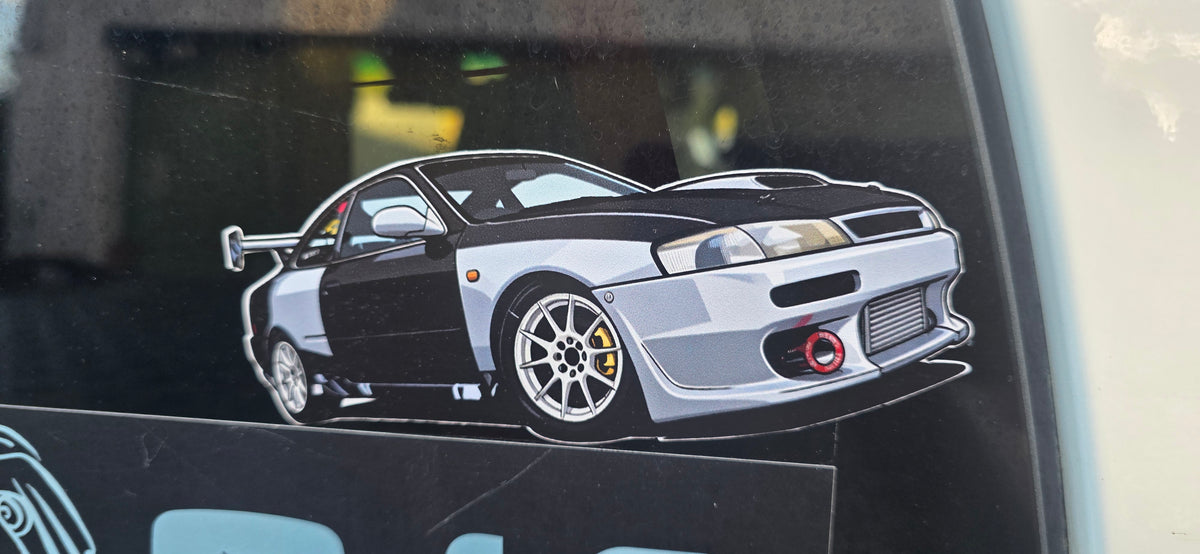 Under Construction AE101 Levin Build Die Cut Sticker